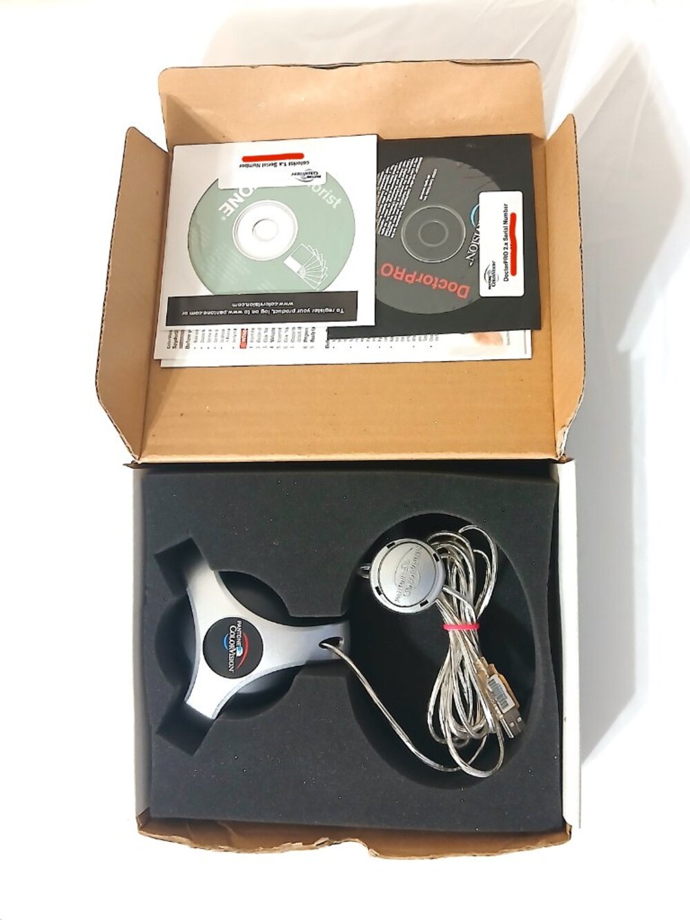 Pantone ColorVision Spyder2PRO Monitor Calibration System Tested Complete Box - Picture 7 of 12